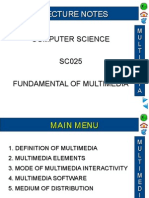 5.0 Fundamental of Multimedia