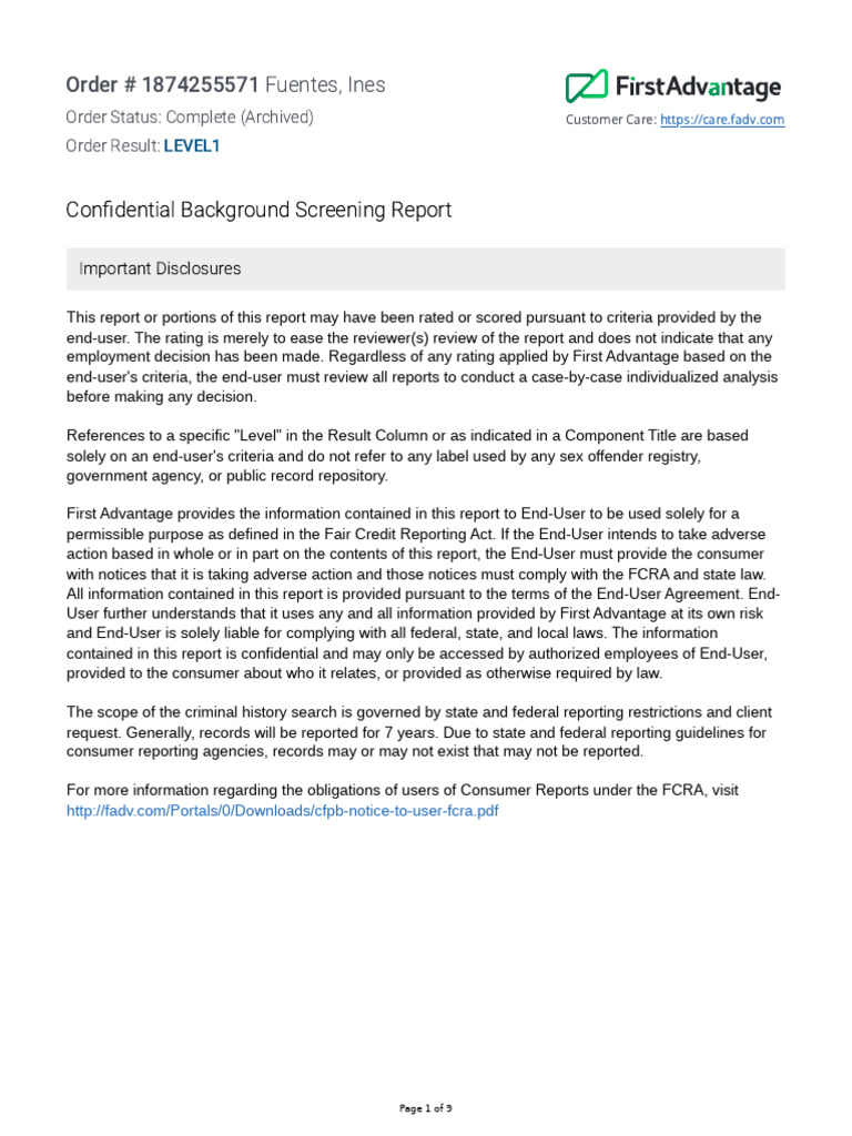 Fuentes Ines Report 2 | PDF | Credit Score | Credit History