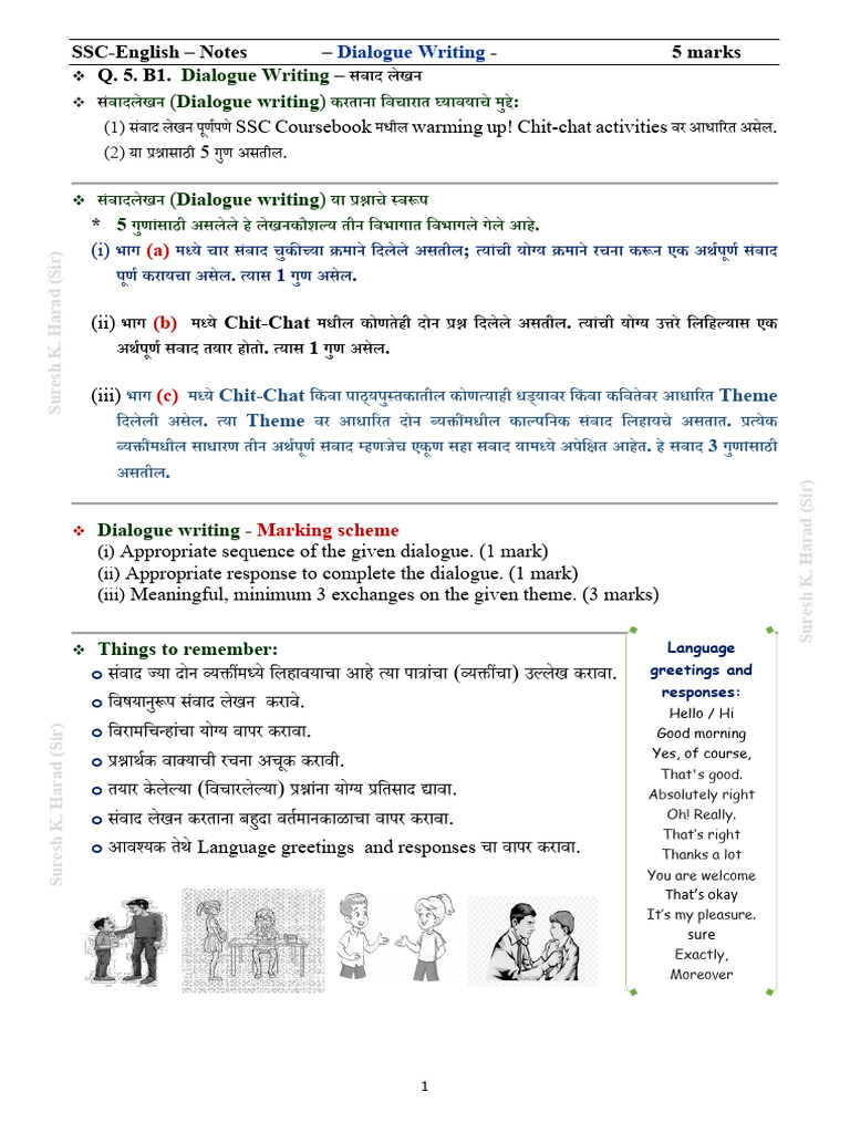 Dialogue Writing | PDF