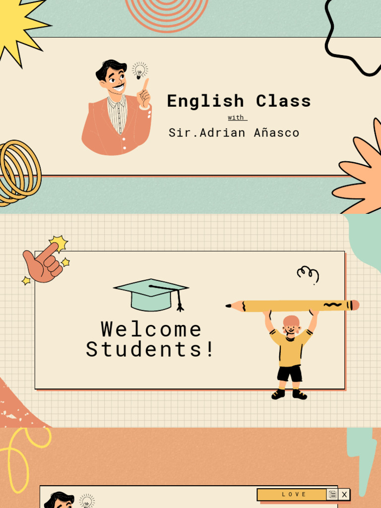 Colorful English Class Education Presentation | PDF | Rainforest | Trees