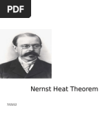 Nernst Heat Theorem