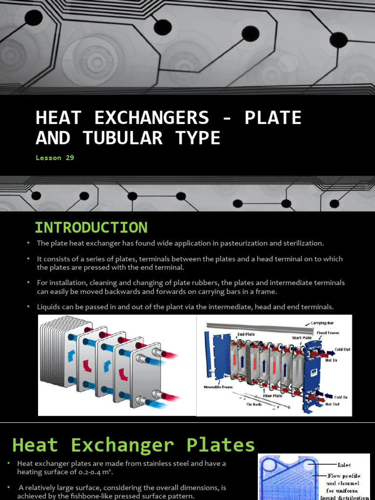 Heat Exchangers - Plate and Tubular Type | PDF