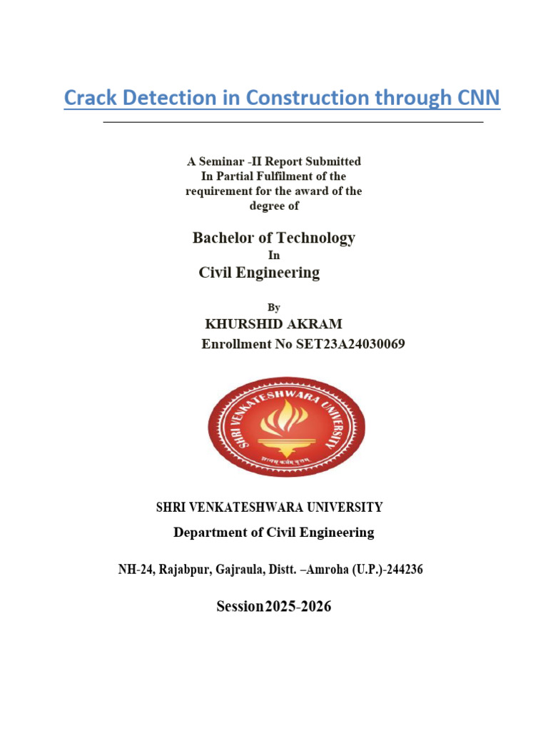 Crack Detection in Construction Through Main | PDF | Machine Learning ...