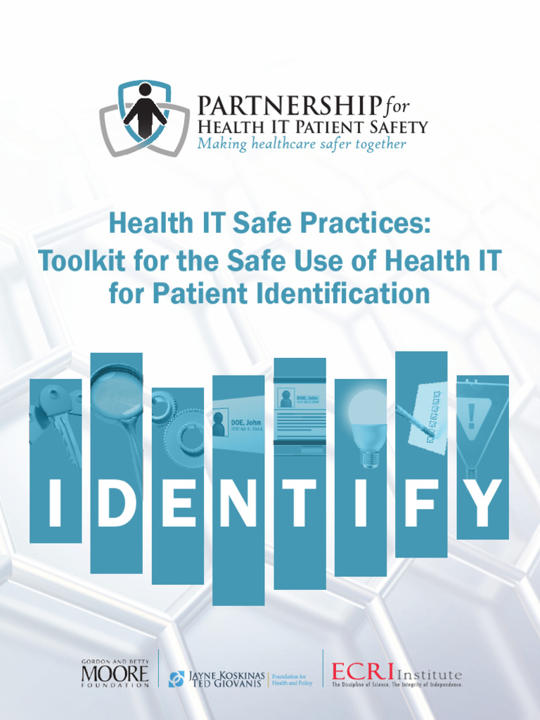 Patient Identification Toolkit Final | PDF | Patient Safety | Identity ...