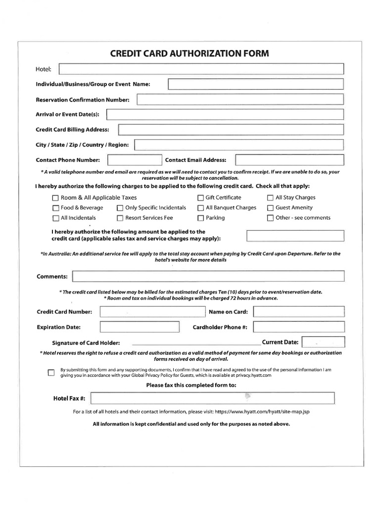 BDQZV CC Auth Form | PDF