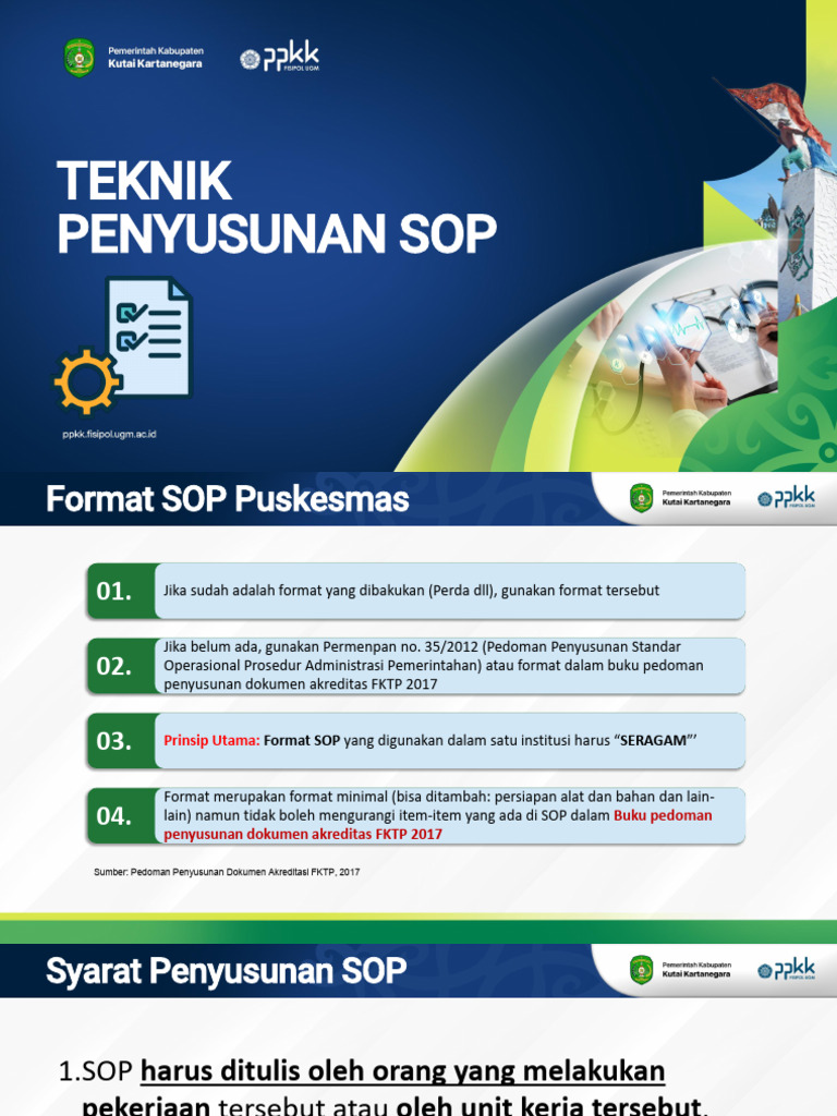 Teknik Penyusunan Sop | PDF