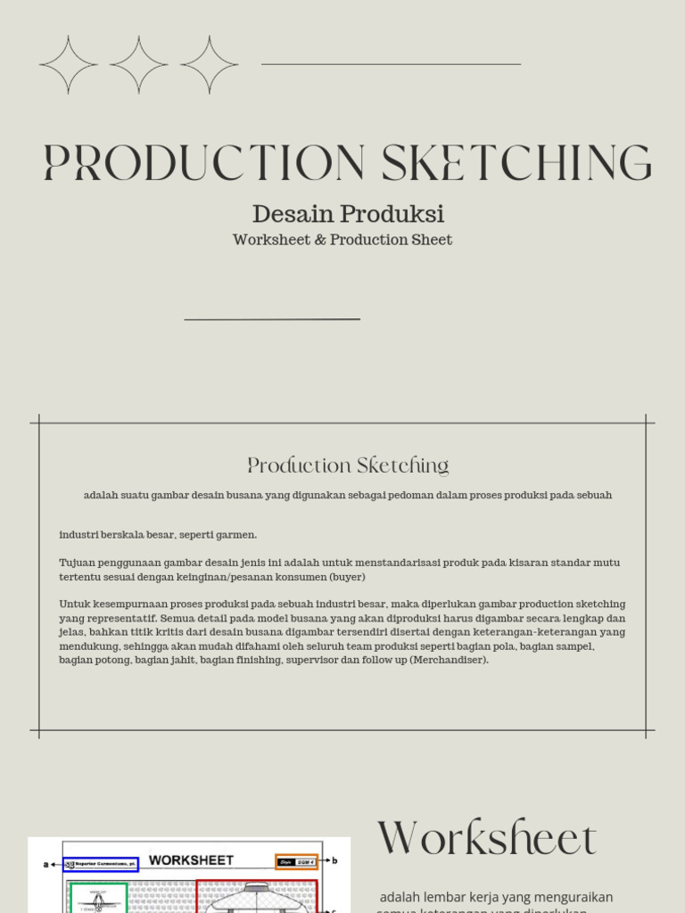 Production Sketching | PDF