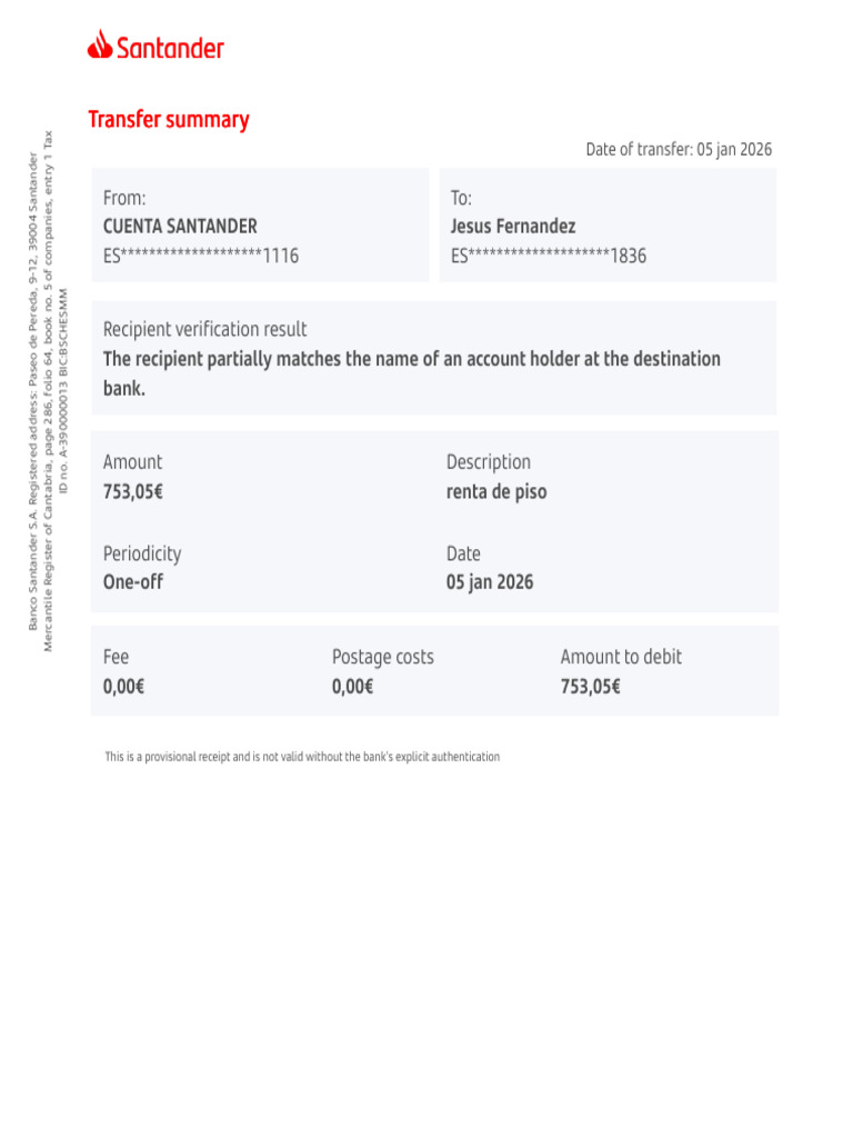 Transfer Detail 05-01-2026 1710 | PDF | Banking