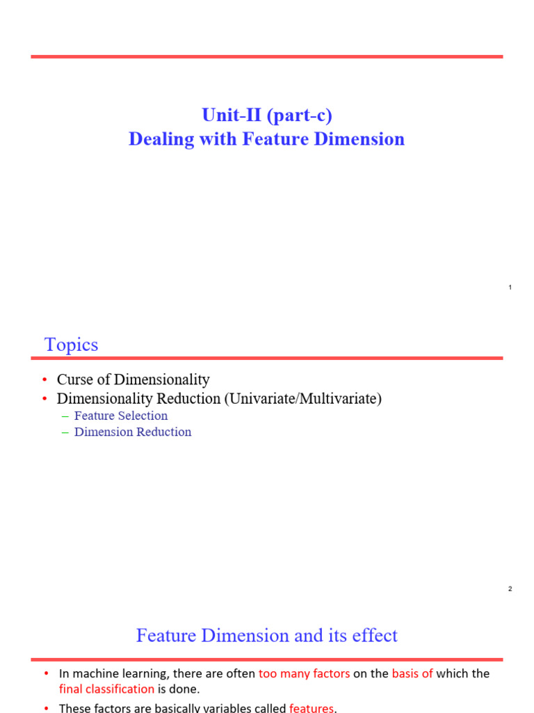 Chapter 05 Dealing With Dimensions | PDF | Linear Regression ...