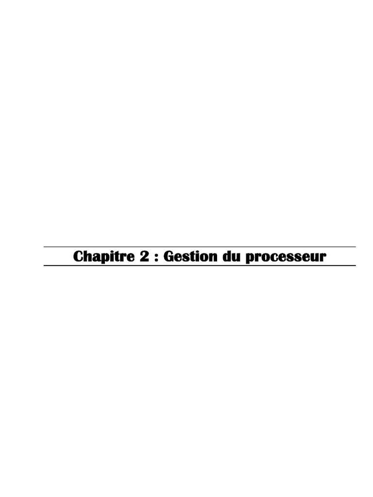 Chapitre 2 SE1 | PDF | Thread (informatique) | Programmation
