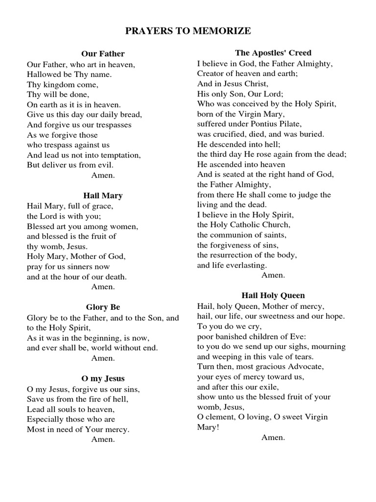 Prayers | PDF | Lord's Prayer | Systematic Theology