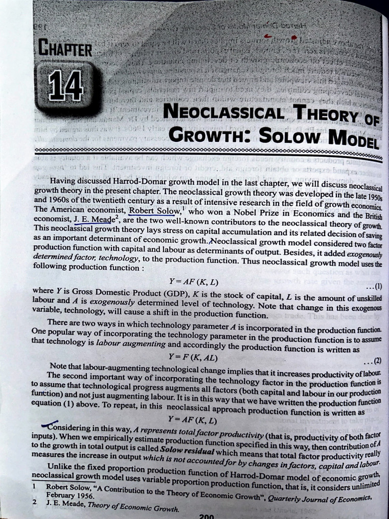 Unit04 Solow Model of Economic Growth | PDF | Production Function ...