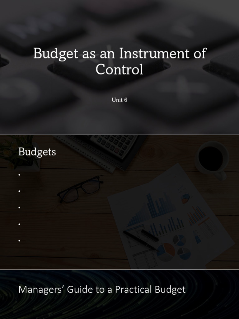 Unit 6 Budgeting | PDF