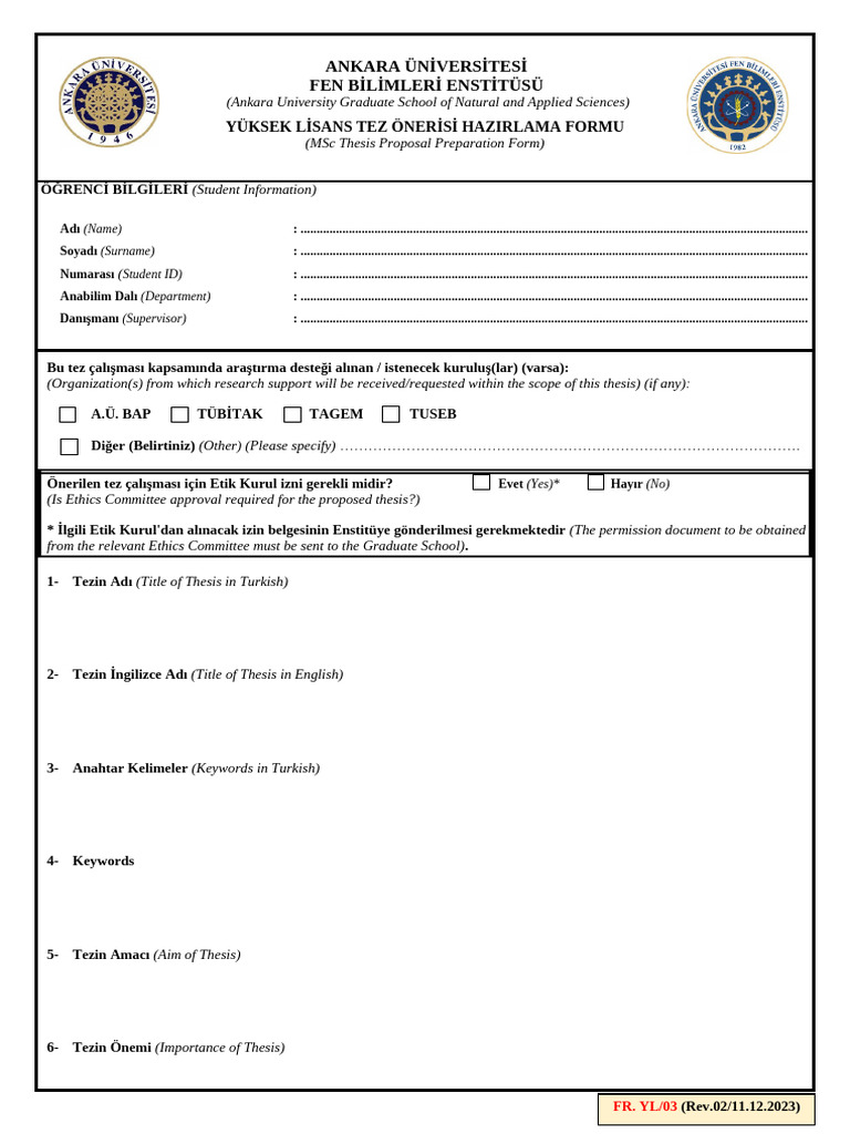 Form YL03 | PDF