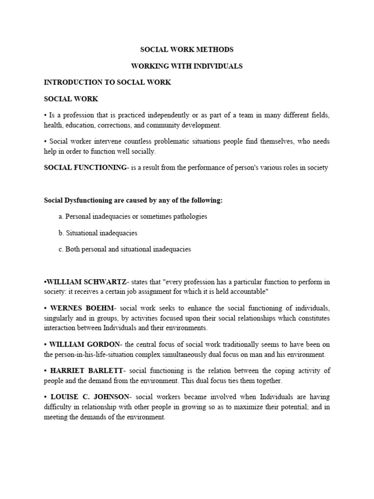 SW Methods (Merged) | PDF | Family | Marriage