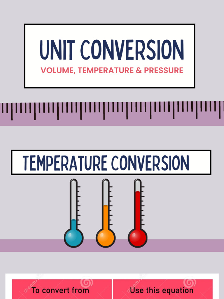 Lecture 1 Unit Conversion | PDF