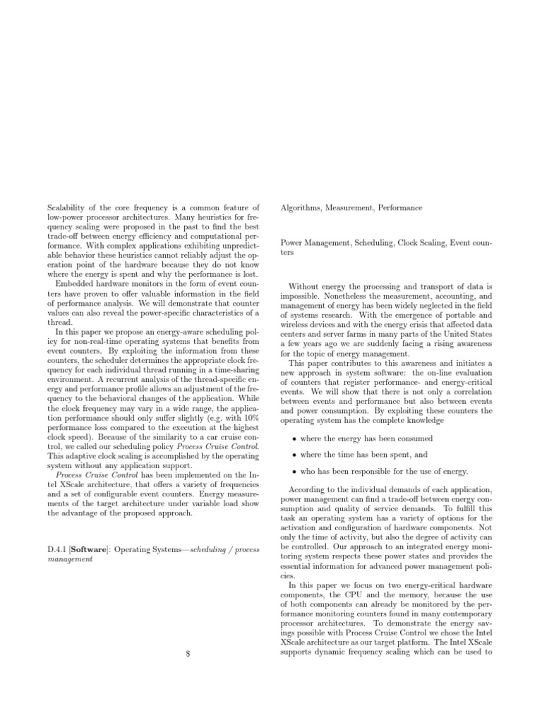 Event-Driven Clock Scaling for Dynamic Power Management | PDF | Cpu ...