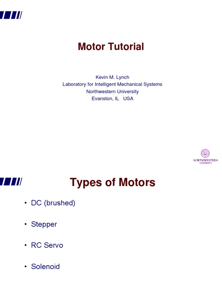 DC Motor Tutorial PDF Electric Motor Servomechanism