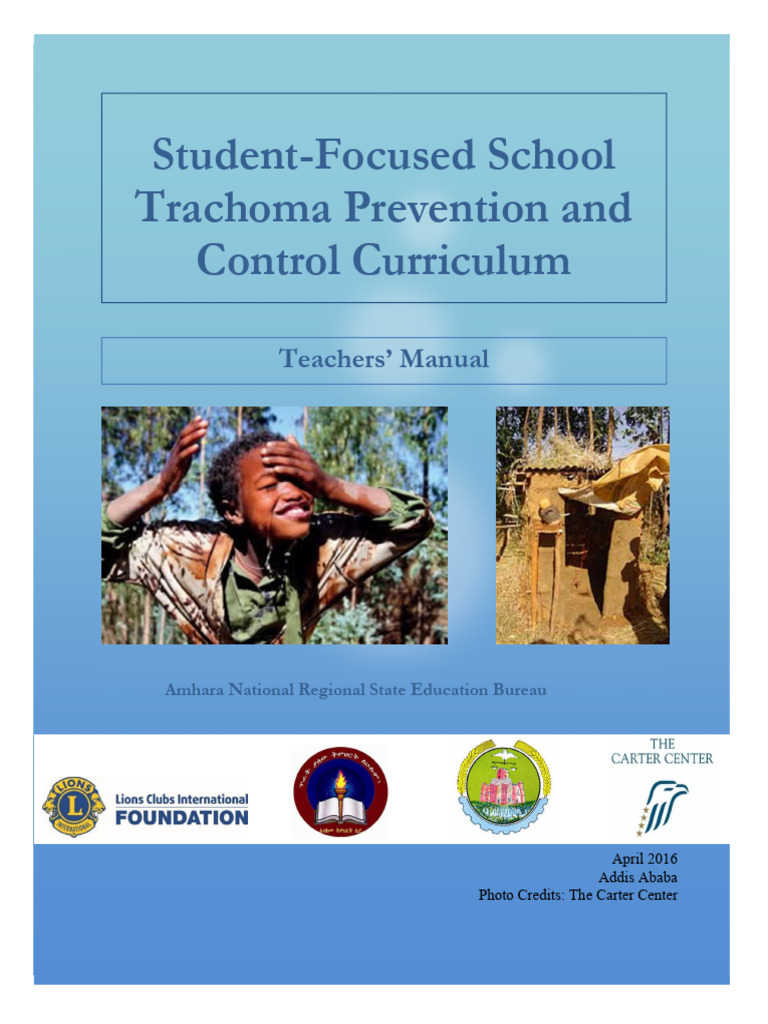 Teachers Manual Trachoma Prevention Curriculum | PDF