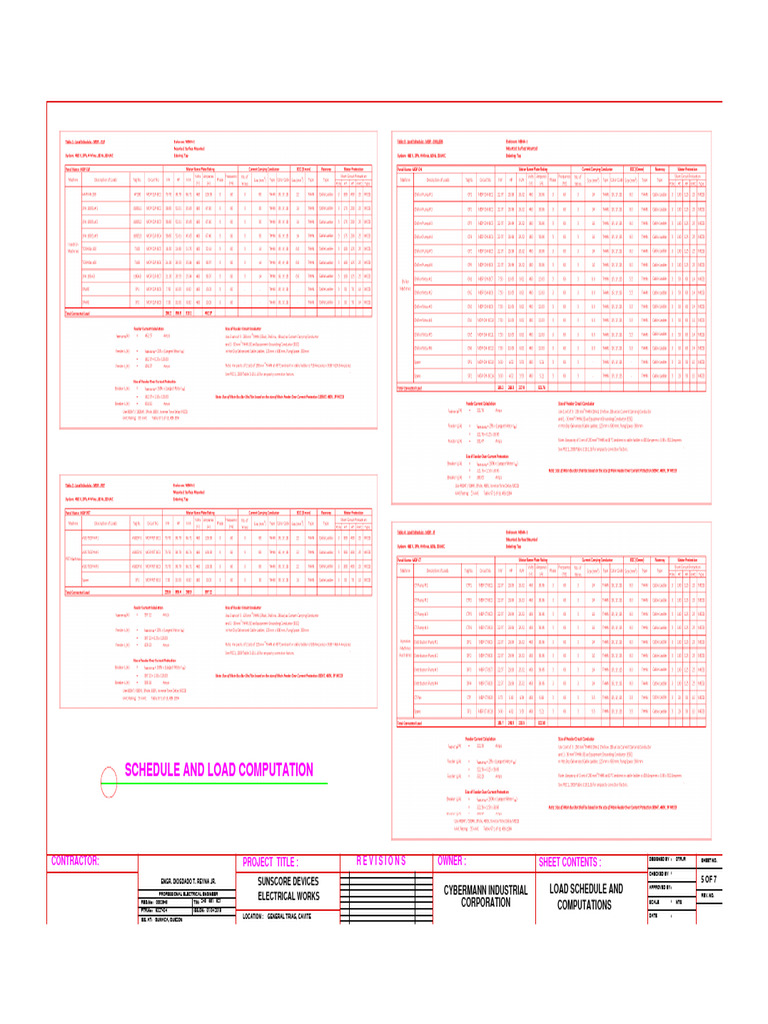 Cybermann Single Man Diagram and Load Schedule Rev 092018-Model - PDF 5 ...