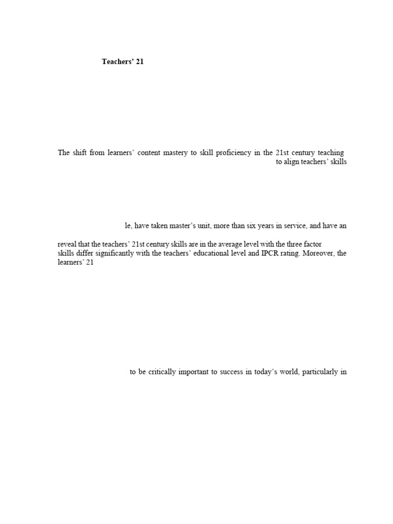 C LMD Be RF Study Journal Version | PDF | Information Literacy | Teachers
