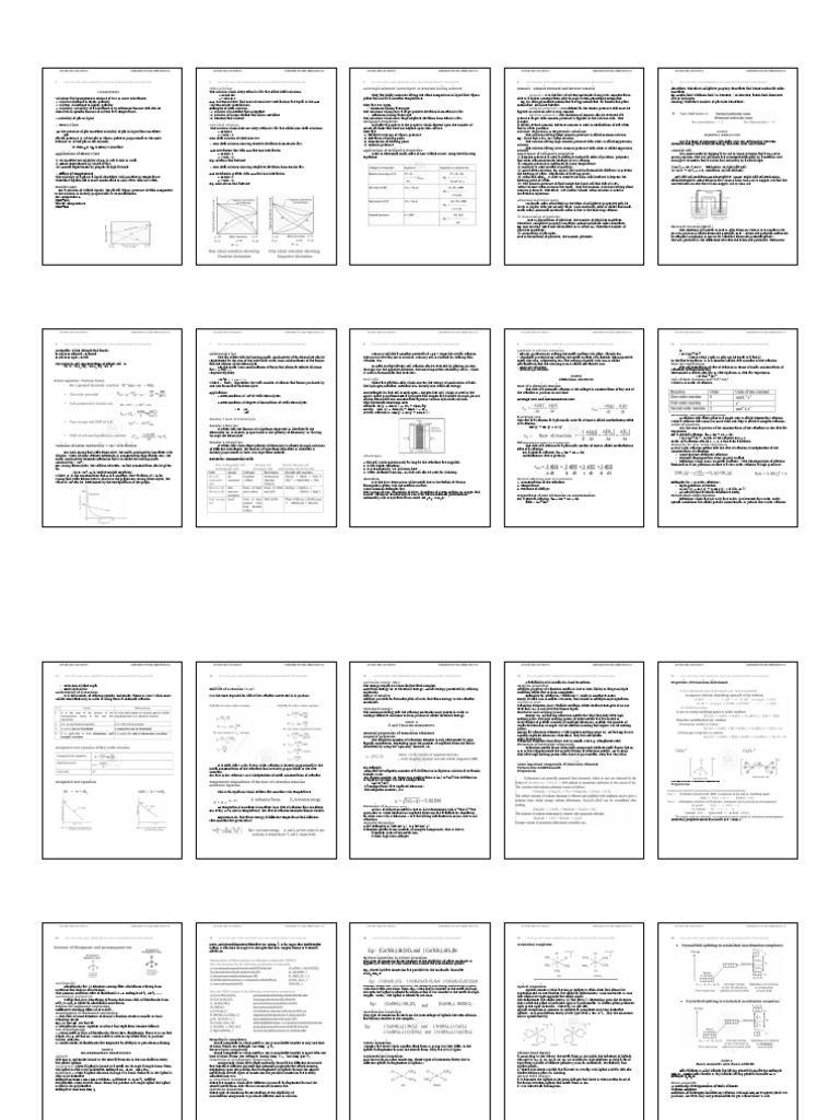 +2 Chemistry | PDF | Osmosis | Physical Sciences