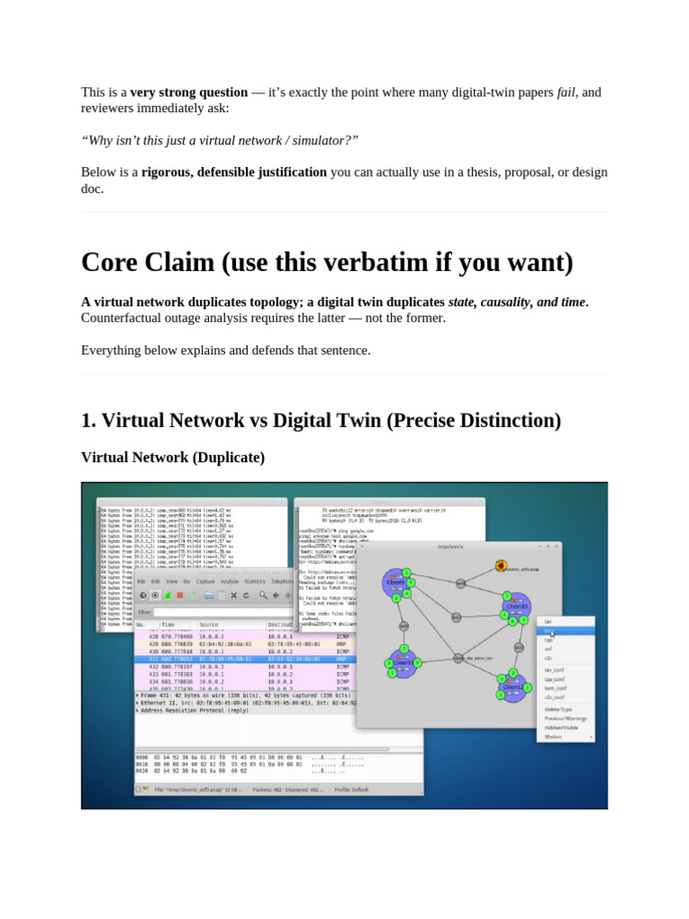Why Isn't This Just A Virtual Network: Simulator | PDF | Causality ...