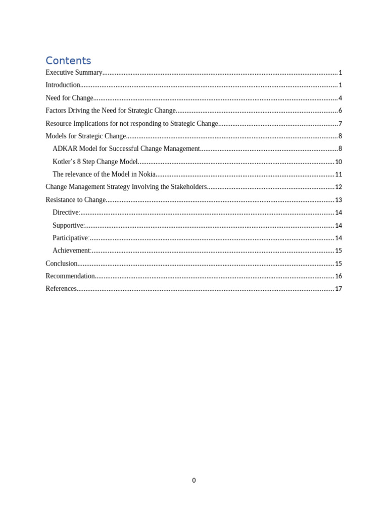 Nokia Change Mangement | PDF | Change Management | Nokia