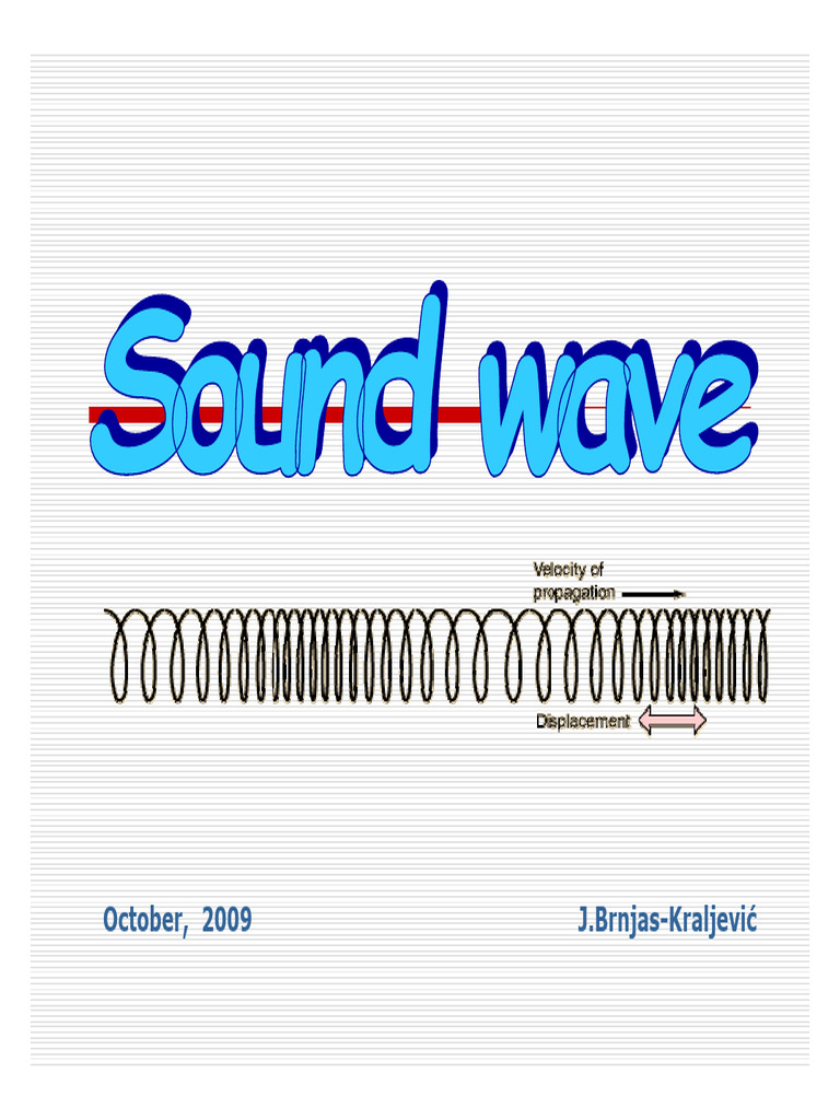 04 Oscillation - Sound | PDF | Waves | Oscillation