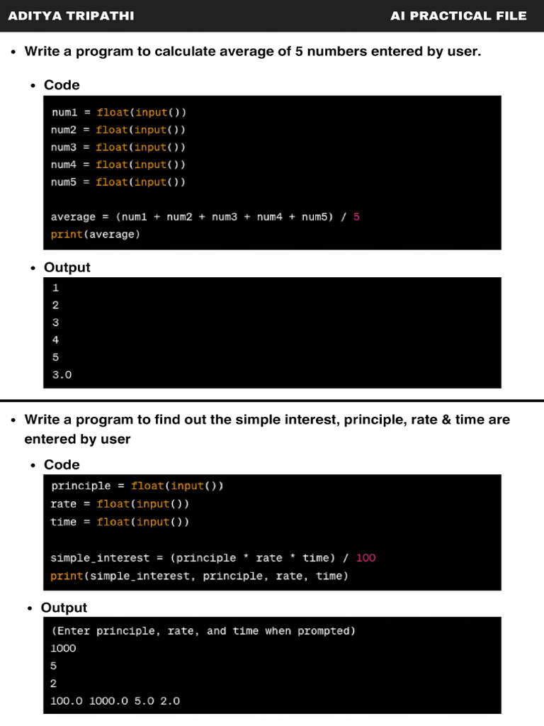 AI Practical File | PDF