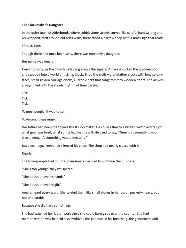 The Clockmaker | PDF | Clock | Horology