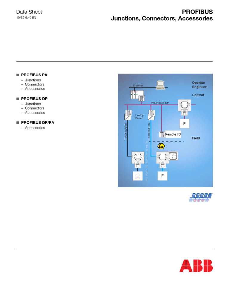 Profibus DP PA Connectors | PDF | Electrical Connector | Manufactured Goods