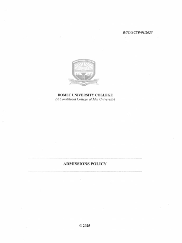 Àdmissions Policy | PDF
