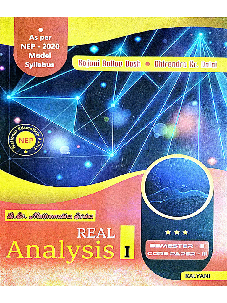 Real Analysis - KP - Nep 2020 | PDF | Function (Mathematics) | Series ...