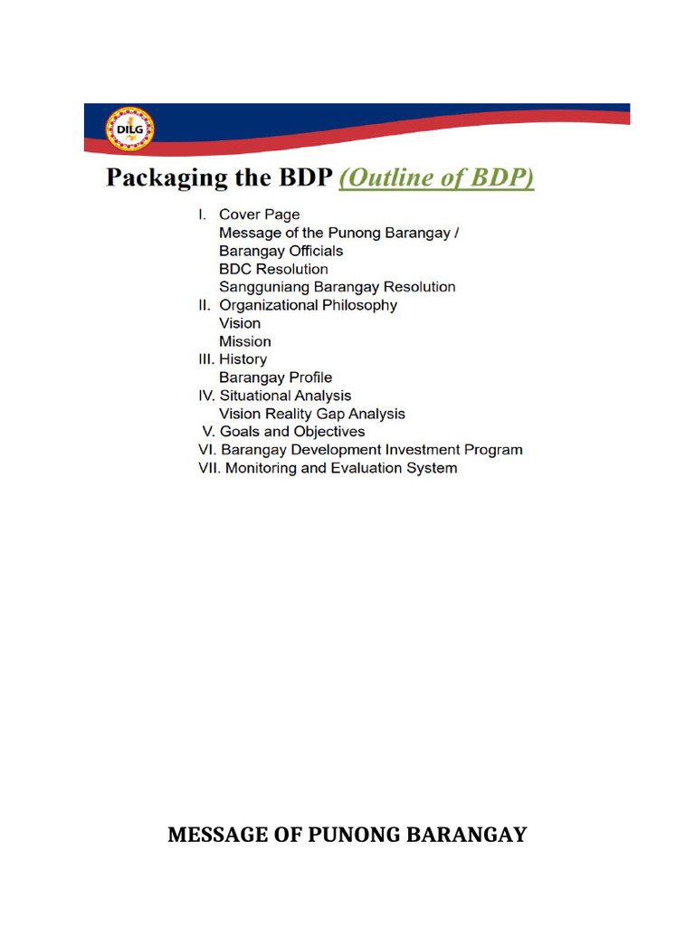 2 BDP Outline | PDF