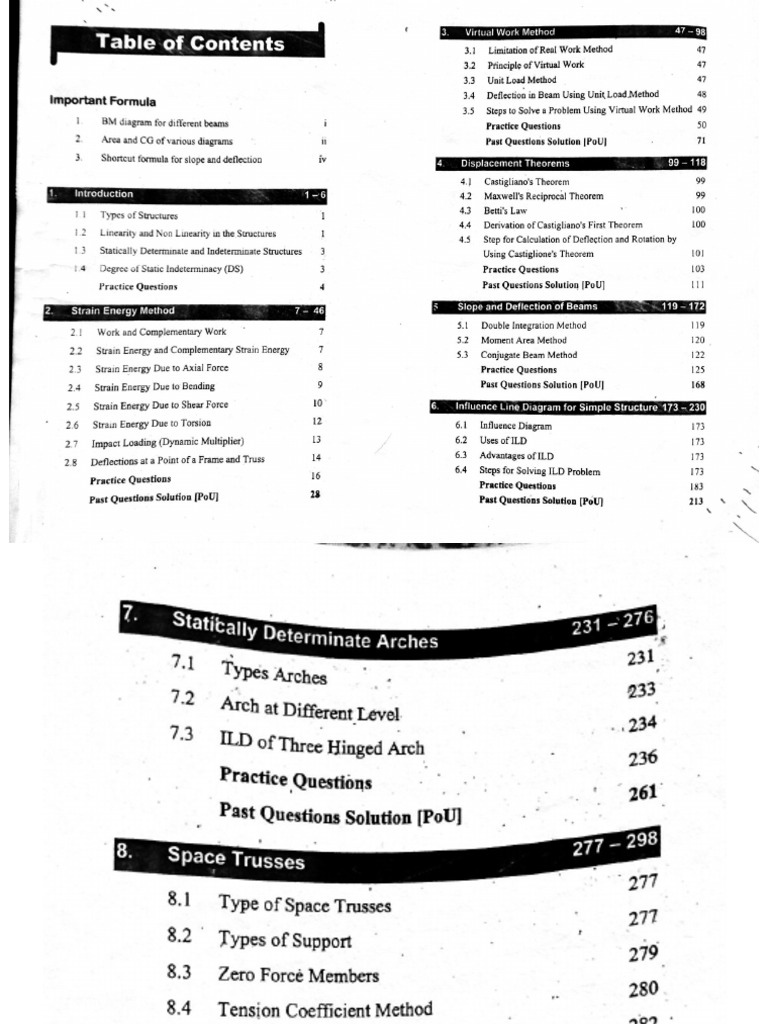 Structural Analysis I | PDF