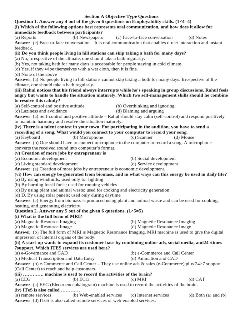 Class 9 Practice Set 4 | PDF | Computer Keyboard | Barcode