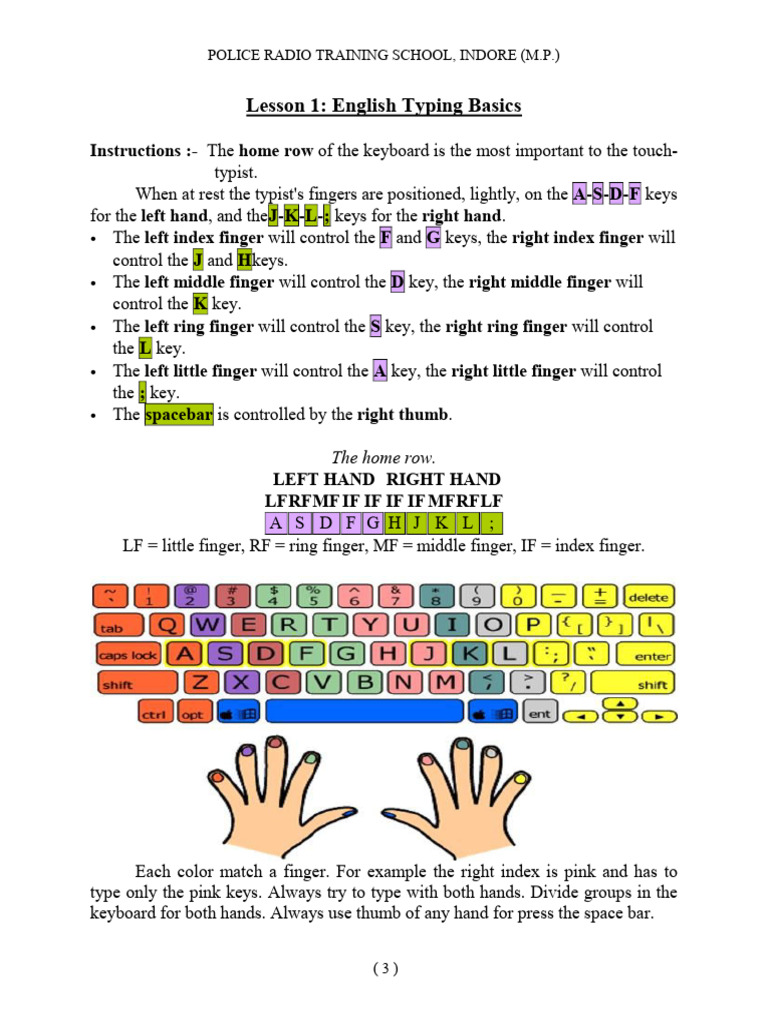 Content of English Typing (Sscstudy - Com) | PDF | Office Work | Input ...
