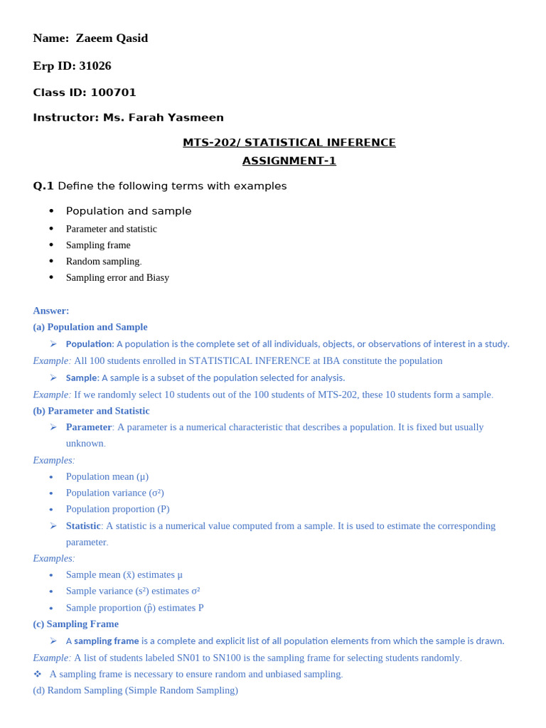 Assignment 1 | PDF