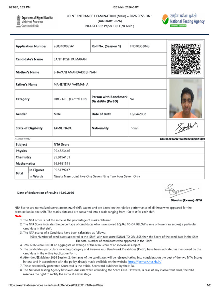 Score Card | PDF