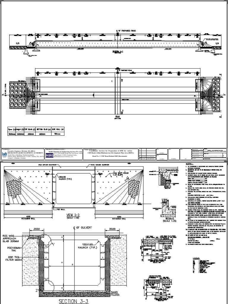 1x2x2m Box Culvert GAD 60m | PDF