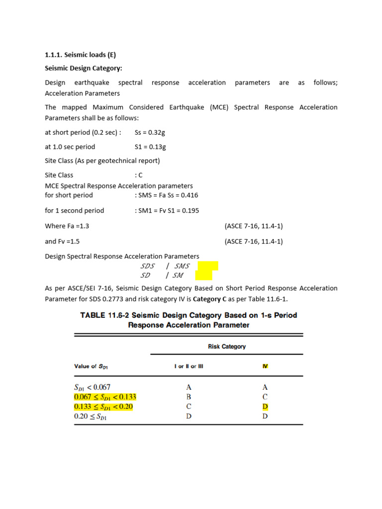 Seismic Loads - Used For KNPC Project | PDF | Structural Load | Mechanics