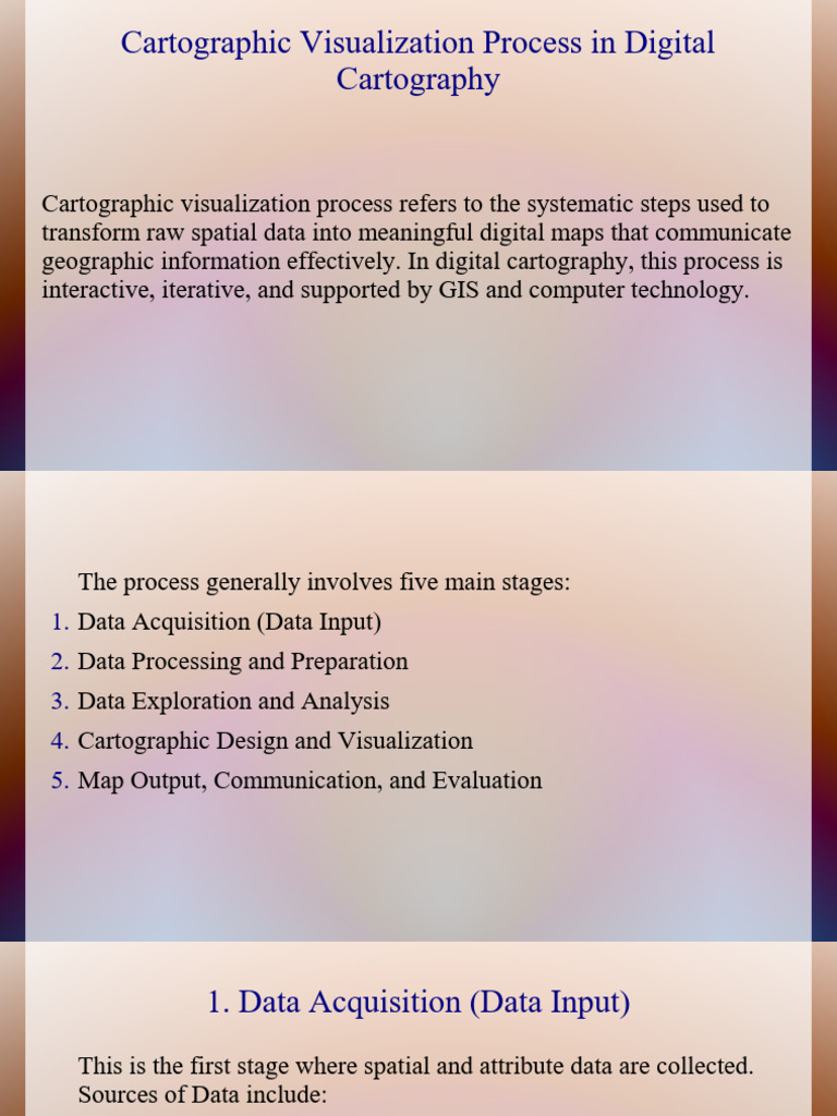 2.1 - Cartographic Visualization Process | PDF | Geographic Information ...