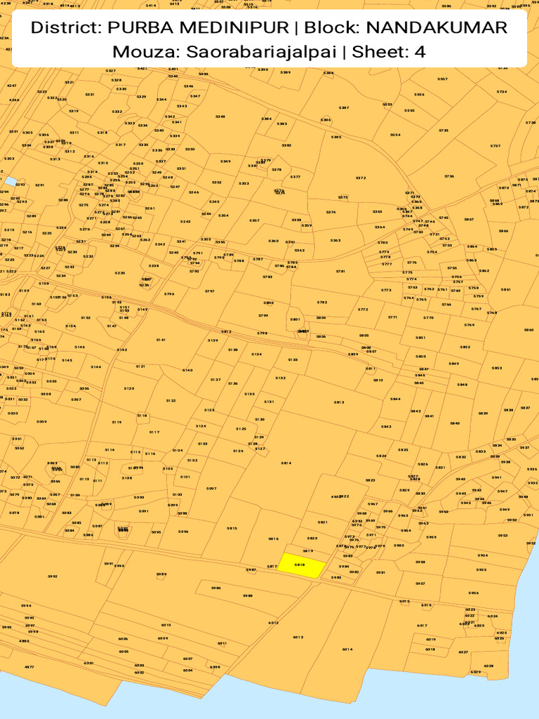 Mouza Map Ramchandra | PDF