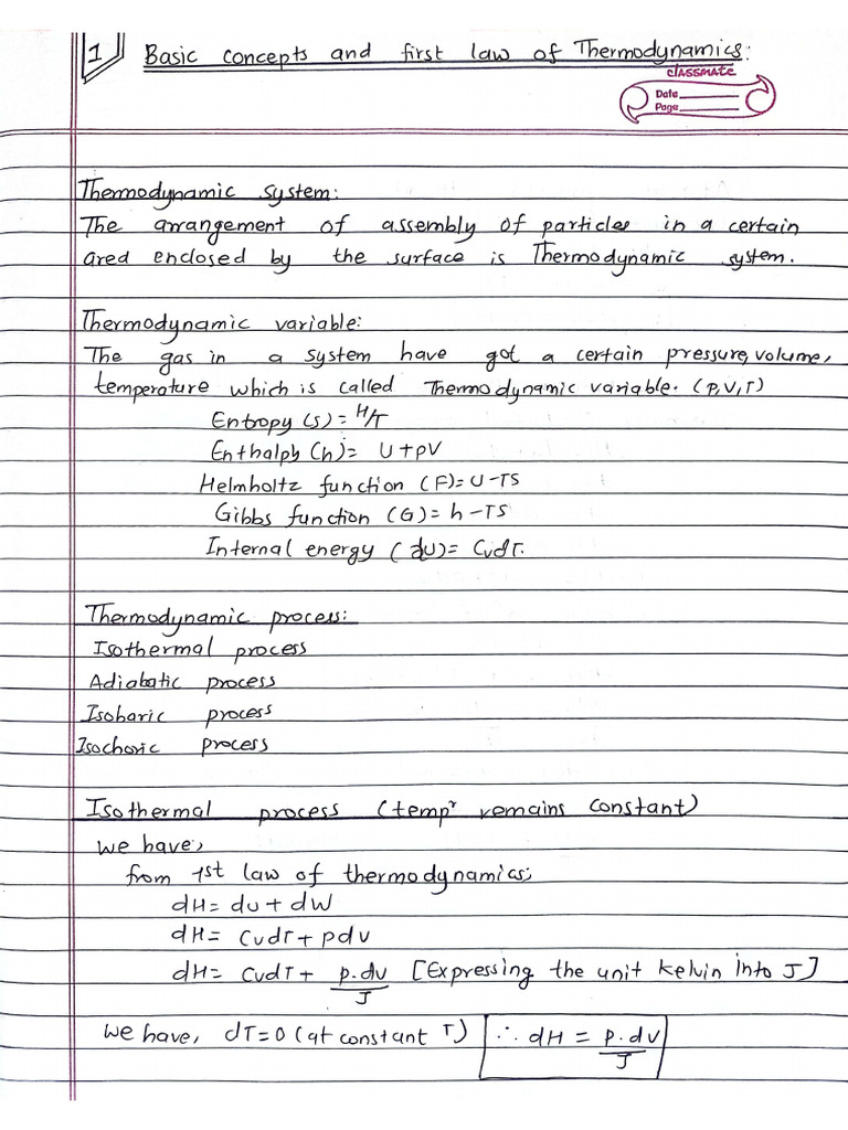 Thermodynamics | PDF