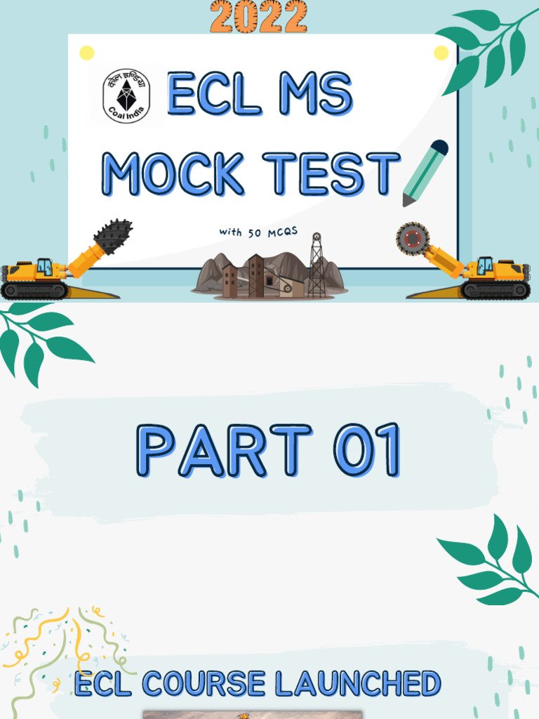 Ecl Mock Test Part 1 | PDF | Chess Openings | Chess Theory