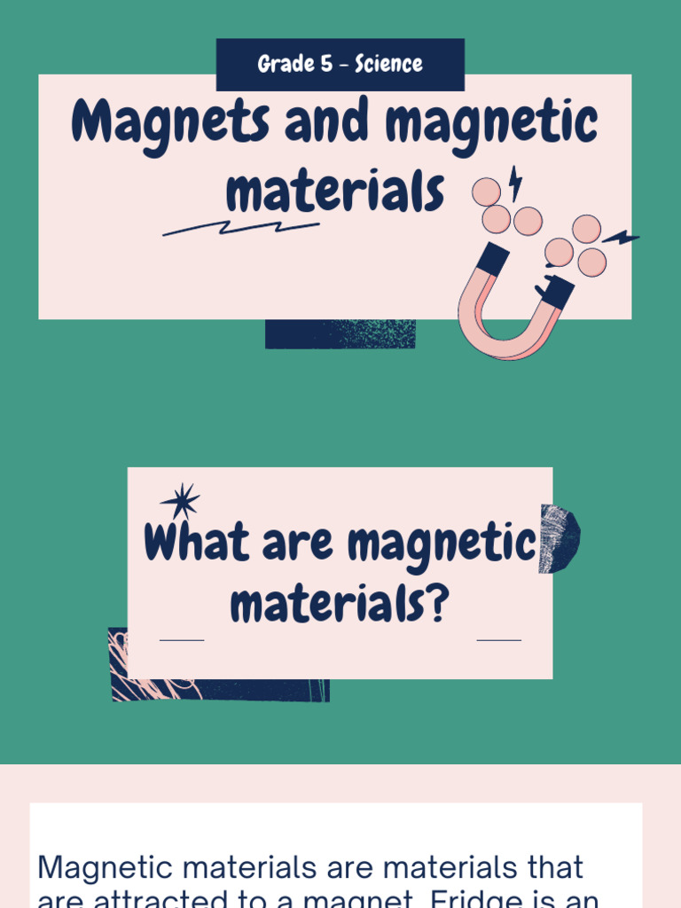 5.5 Magnets and Magnetic Materials | PDF
