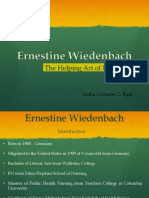 Ernestine Wiedenbach Presentation