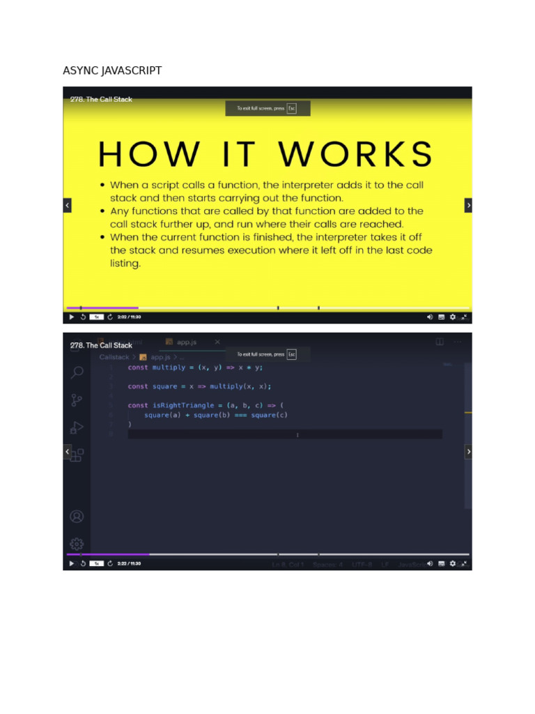Bài 27 Async Javascript | PDF | Callback (Computer Programming ...