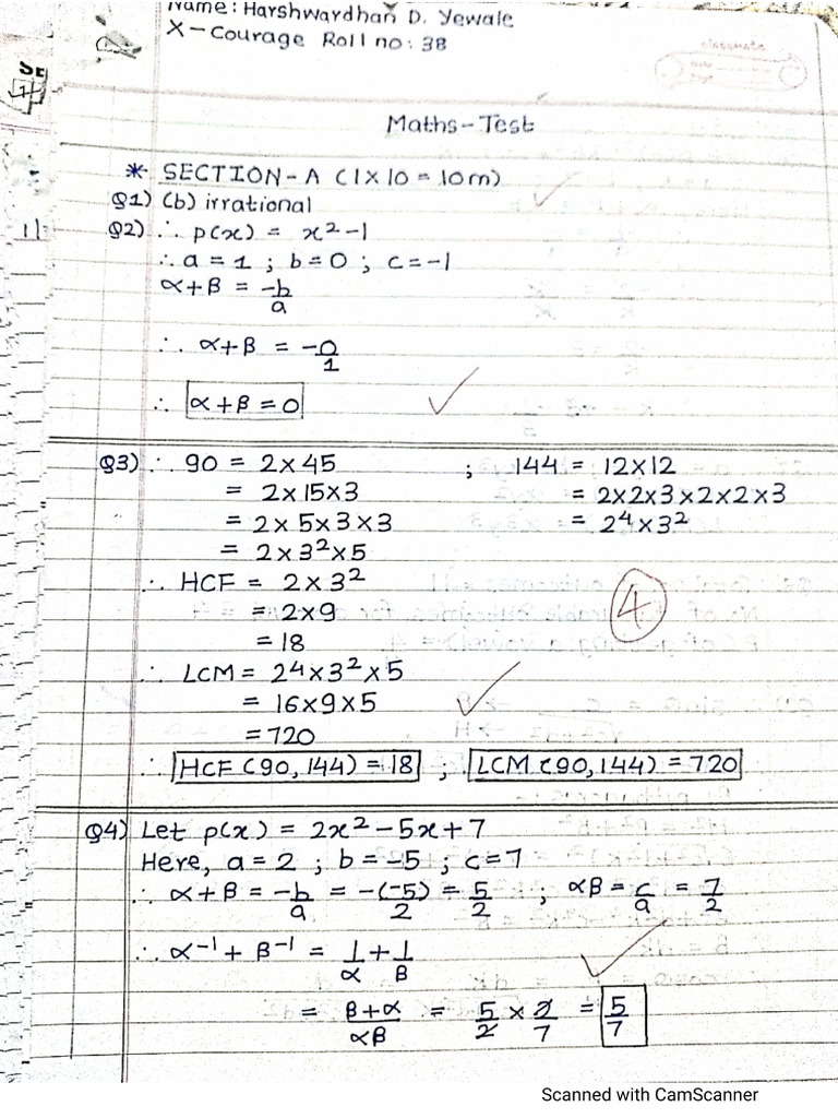 Math Pprpresent | PDF